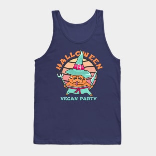 Halloween Vegan Party. Tank Top